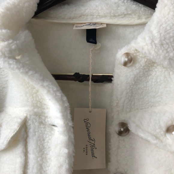 NWT Teddy comfy off white jacket coat - Picture 2 of 4